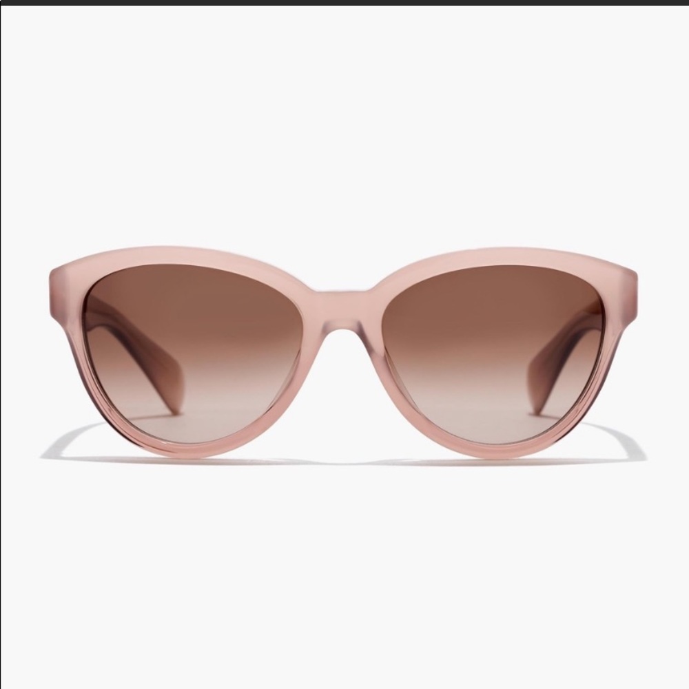 J. CREW SUNGLASSES CABANA OVERSIZED GLASSES LUCITE RESIN BROWN PINK SUNNIES